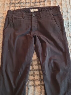 Men's Black Chino Pants - Straight Fit